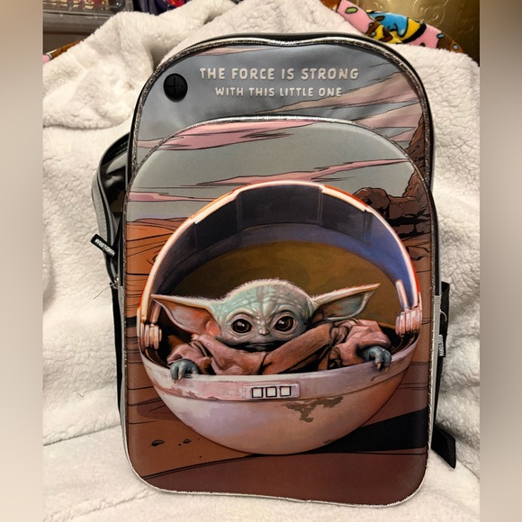 Star Wars | Bags | Star Wars Mandalorian Grogu Baby Yoda Backpack ...